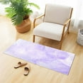 thumbnail image 4 of Purple Lavender Liquid Luxury Kitchen Rug Non Slip Bathroom Plush Mat Shaggy Bedroom Carpet 39"x20", 4 of 6