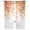 Orange, variant on Teal Blue Eucalyptus Leaves Semi Sheer Curtains 45 Inch Length 2 Panels Set,Spring Floral Summer Botanical Sheer Kitchen Curtain Privacy Voile Window Curtain for Living Room Bedroom Rod Pocket Drapes