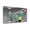 thumbnail image 2 of Show Invader Zim Gir License Plate Cover Aluminum Novelty Vanity Tag Protection License Plate Tag Sign Decorative For Various Car Truck Models, 2 of 8