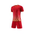 thumbnail image 4 of Fesfesfes Boys Kids Football Soccer Set,5-13Years Breathable Short Sleeve Top,Elastic Waist Athletic Shorts,Youth Sports Training Game Active Outfit, 4 of 6
