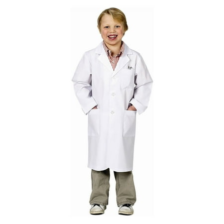 Aeromax Little Boys Cute White Lab Coat Halloween Costume Outfit 12/14