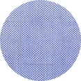 thumbnail image 1 of Ahgly Company Machine Washable Indoor Round Solid Blue Modern Area Rugs, 3' Round, 1 of 4