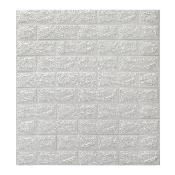Pegatinas Para Paredes De Ladrillo 3D De Imitación, Autoadhesivas, Impermeables, Previenen Colisiones, Paneles De Pared De Ladrillo De Espuma Sintética DIY Para Dormitorio Y