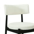 thumbnail image 5 of GDF Studio Modern Counter Stools, Mid Century Height Bar Stools for Bar Kitchen Dining Room, Black+Beige, Set of 2, 5 of 8