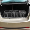 thumbnail image 3 of Bolsa plegable para maletero de coche de gran capacidad con 4 compartimentos, incluye cesta de almacenamiento y juego de enfriador y calentador Combinaciones de reproductor de DVD/TV para No.1 Riwesomey VI012163-01, 3 of 4