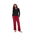 thumbnail image 2 of Ekouaer 2 Pack Womens Pajama Sets Long Sleeve Pjs Lounge Set Soft Comfy Sleepwear Winter Loungewear, 2 of 6
