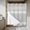 Gray, variant on Beige Striped No Hook Shower Curtain Waterproof,Bathroom Curtains with Snap in Liners and See Through Top Window,Farmhouse Luxurious White Stripes Modern Abstract Art Bathtub Curtains 60"Wx72"L