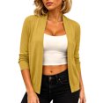 thumbnail image 3 of OGLCCG Cardigan for Women Long Sleeve Open Front Cardigan Sweater Casual Soft Knit Coat S-3XL, 3 of 8