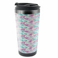 thumbnail image 1 of Pastel Travel Mug, Little Petals and Peonies, Steel Thermal Cup, 16 oz, by Ambesonne, 1 of 2