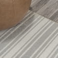 thumbnail image 5 of JONATHAN Y WASHABLE 3 x 5 Area Rug, Fawning Two-Tone Striped - Cream/Light Gray, WSH304B-3, 5 of 9
