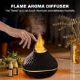 thumbnail image 3 of Colorful Volcano Diffuser Humidifier: Ultra-Quiet 160ml Fire Flame Humidifier Aroma Spray Diffusers with 7 Flame Colors Waterless Auto off Timeable for Home,Office,Yoga (Black), 3 of 8