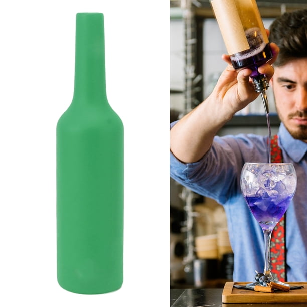 Botella de Práctica de Barman de Silicona Irrompible Resistente a Caídas Fácil de Limpiar Llevar Tacto Cómodo para Entrenamiento de Rendimiento ANGGREK Otros