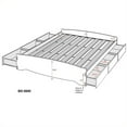 thumbnail image 6 of Prepac Black Sonoma Double / Full Platform Storage Bed with 6 Drawers, 6 of 6