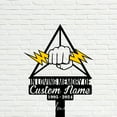 thumbnail image 5 of Handmadetneonsign Electrician Lineman Metal With Stake, Lineman Garden Decor, Lineman Metal Stake 65321, 5 of 5