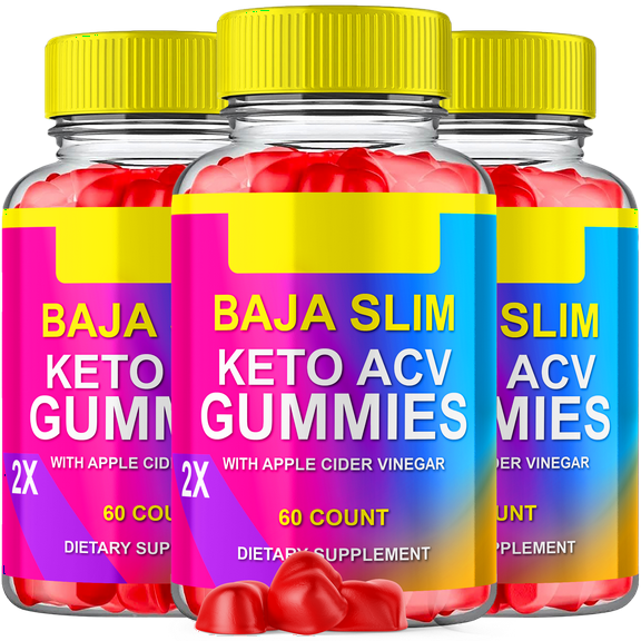 Baja Slim Keto ACV Gummies Maximum Strength Weight Management Supplement 180 Gummies