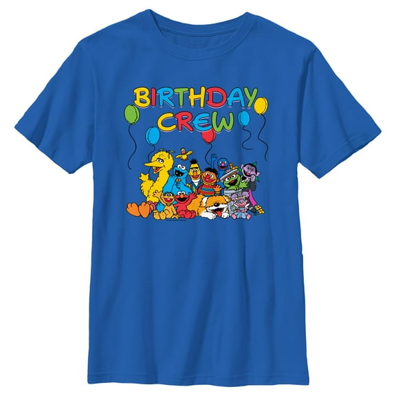 Boy's Sesame Street Birthday Crew Graphic T-Shirt