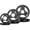 35LB Set (2.5LB*2+5LB*2+10LB*2), variant on 2-Inch Olympic Rubber Weight Plates, Cast Iron Strength Training Plates Set, Barbell Weight Lifting Plates for Home Gym, (2.5/5/10/25/35/45 LB)