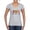 Heather Grey, variant on Peace Love Breast Cancer Awareness Breast Cancer Awareness Women's Standard V-Neck Tee, Heather Grey, Medium