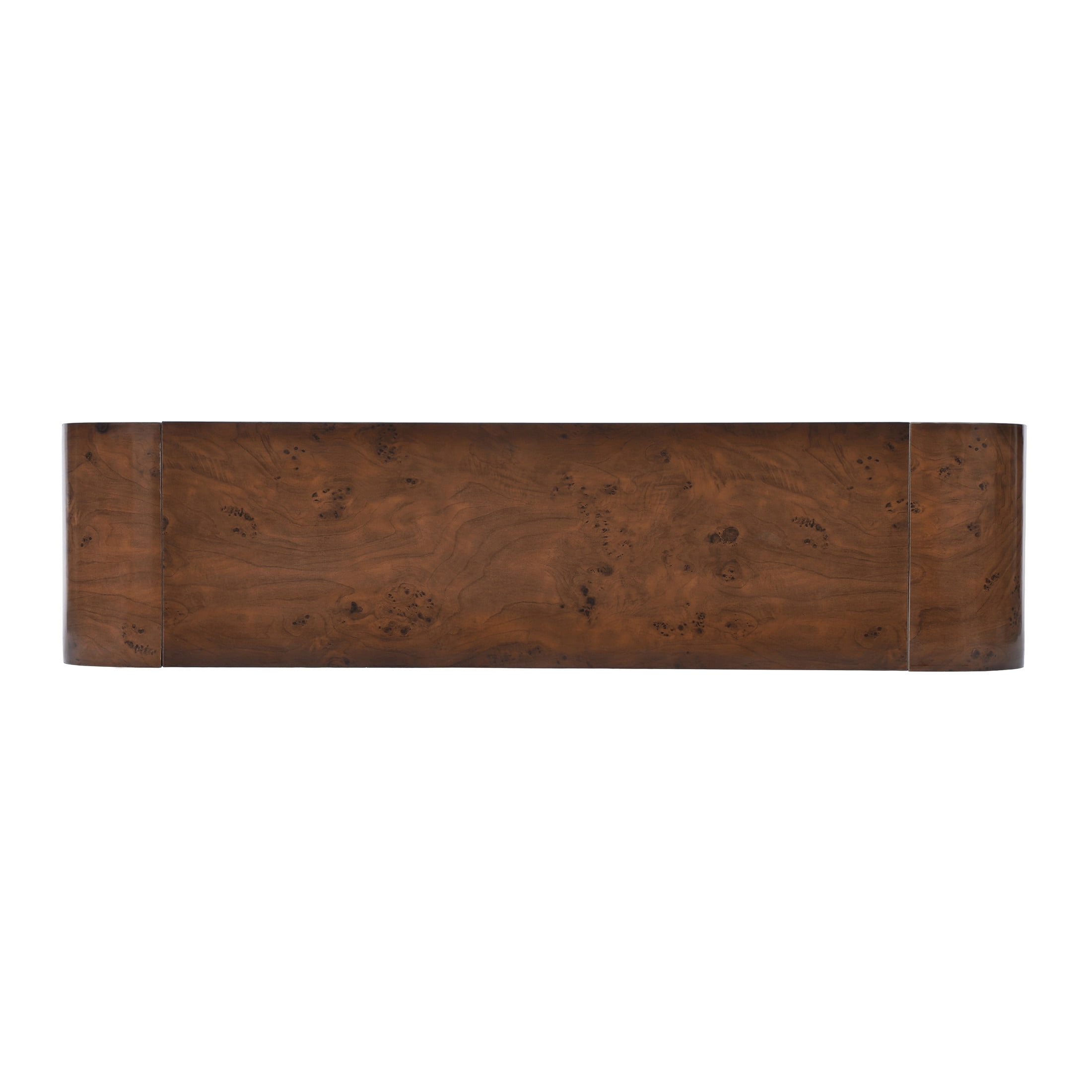 Christopher Knight Home 64" Minimalist Wooden Console Table for Entryway, Waterfall Design, Walnut