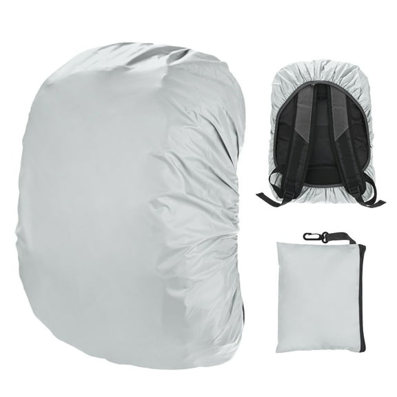 Uxcell Waterproof Backpack Rain Cover for 15L-25L Bags, Ideal for Outdoor Activities [Silver]