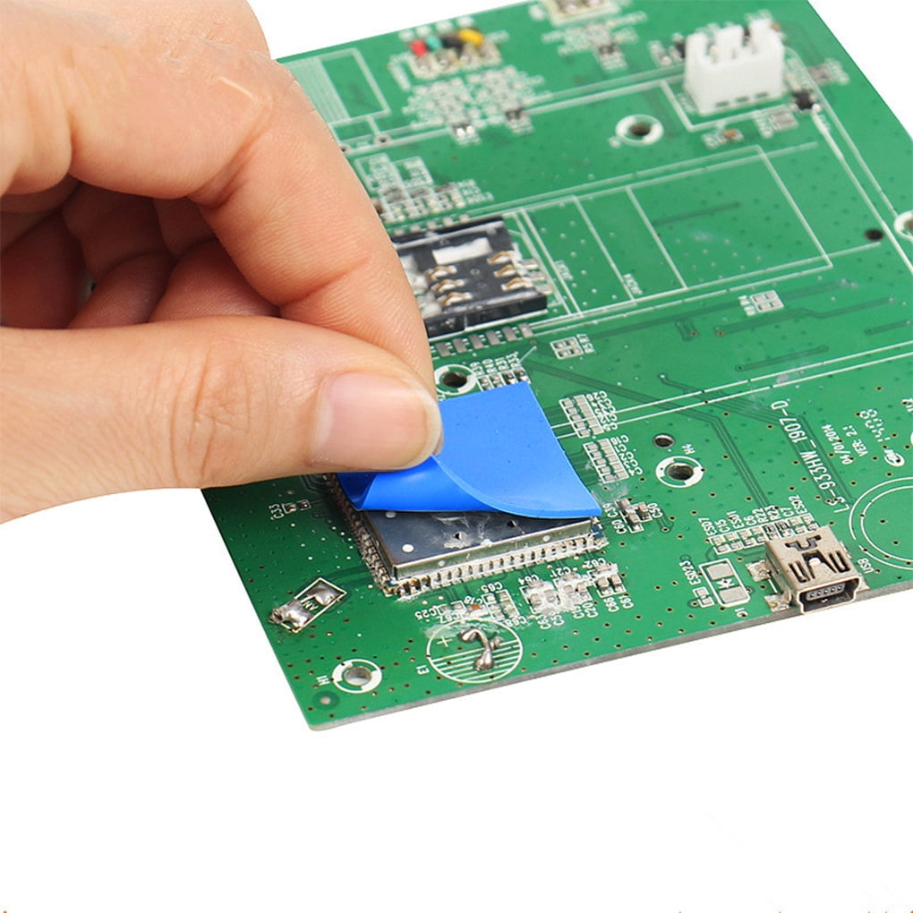 OwlTree 3 Pack Thermal Pad,100x100mm 0.5mm 1mm 1.5mm Highly Efficient Thermal Conductivity 12.8W/mK,Heat Resistant Silicone Grease Thermal Pads For Laptop Heatsink CPU GPU SSD IC LED Cooler