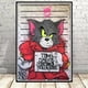 thumbnail image 1 of Disney Cartoon Characters Canvas Poster Graffiti Mickey Mouse Donald Duck Home Room Decor Wall Art Painting Mural Print Pictures40X60cm Unframed Gao Jinjia LED, 1 of 2