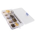 thumbnail image 4 of 400 Uds. Ojales de 5mm, 4 colores, caja de cobre resistente, Kit de ojales de fácil instalación con punzón para zapatos, bolsas, ropa, 4 of 12