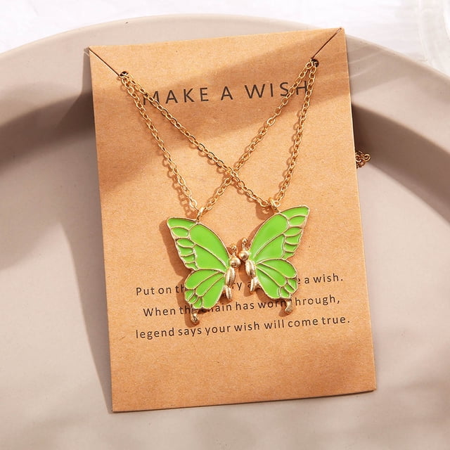 Fiudx Collares de Colores, Accesorios de Moda y Mujer, Gargantillas Elegantes, Ideales para Fiestas y Uso Diario, Regalos de Aniversarios de Boda, Diseño Cómodo, Incluye Dos Unidades.
