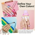 thumbnail image 5 of modelones 40 PCS Gel Nail Polish Set, 36 Colors White Yellow Green Hot Pink Gel Polish Kit Nude Brown Black Red Glitter Nail Polish W Base& Matte& Glitter& Glossy Top Coat LED Soapnails Gift, 5 of 8