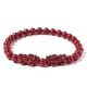 thumbnail image 1 of Pulsera de cinabrio con dos dijes de Pixius, cuentas rojas de 10 mm, 1 of 2