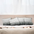 thumbnail image 3 of Ambesonne Forest Throw Pillow Cover 4 Pack, Wilderness Theme Foliage, 16", Pale Grey Dark Grey, 3 of 6