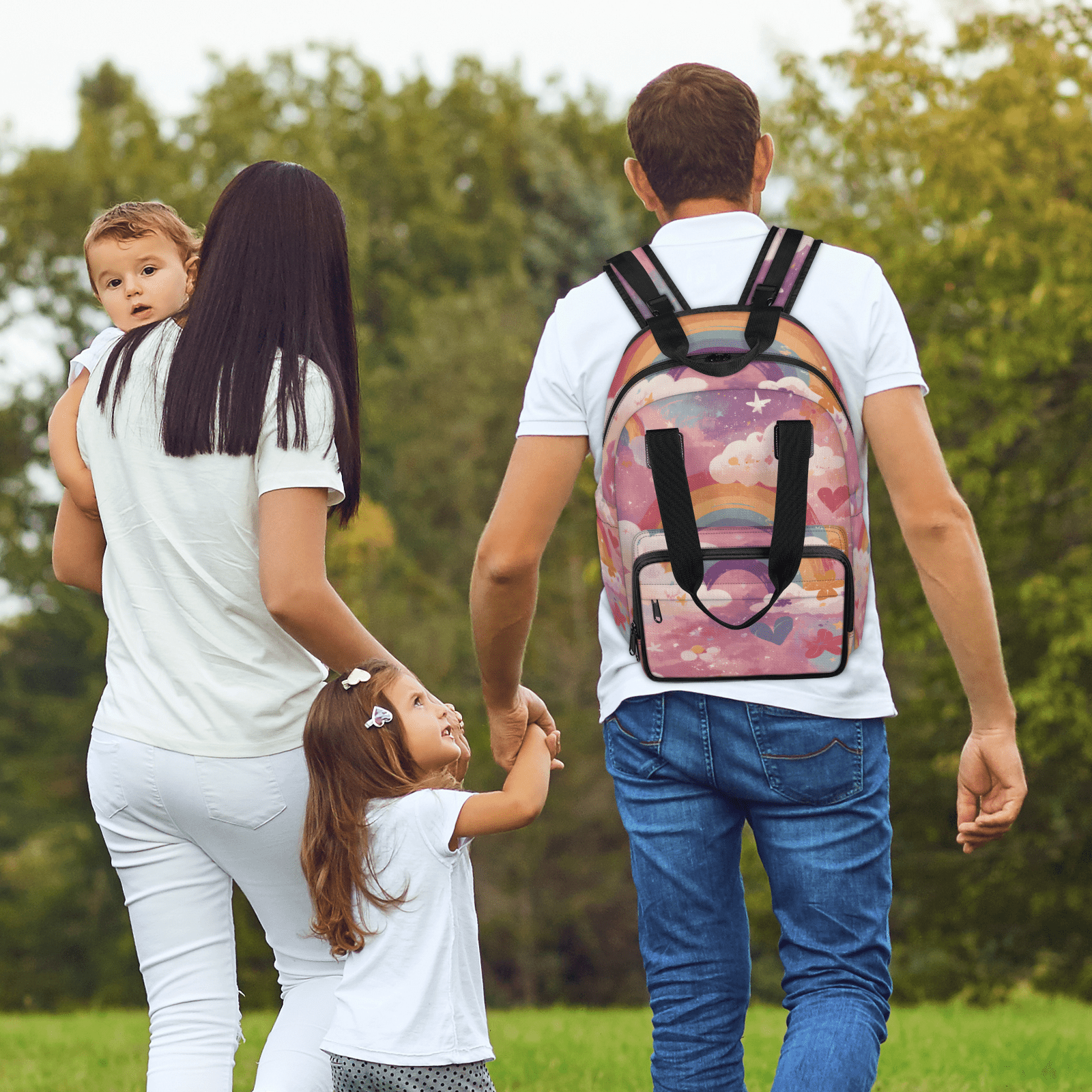 Large Capacity Diaper Bag Backpack with Insulated Pocket & Organizer,Multifunction Maternity Travel Pack for Baby Care