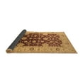 thumbnail image 2 of Ahgly Company Indoor Square Oriental Brown Traditional Area Rugs, 7' Square, 2 of 4
