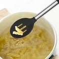 thumbnail image 4 of Juego de utensilios de cocina - 2 piezas de utensilios de silicona antiadherentes resistentes al calor con mango de acero inoxidable, 4 of 5