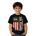 thumbnail image 4 of WAYUTE Patriotic Boys Graphic Tee for Independence Day Celebration Kids Round Neck T Shirt Versatile Casual Outdoor, 4 of 4