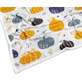 thumbnail image 5 of Cute Pumpkin Throw Blanket Cozy Warm Bed Couch Blanket Fuzzy Plush Fleece Flannel Throws and Blankets Livingroom Bedroom Decor 50x60 Inches, 5 of 6