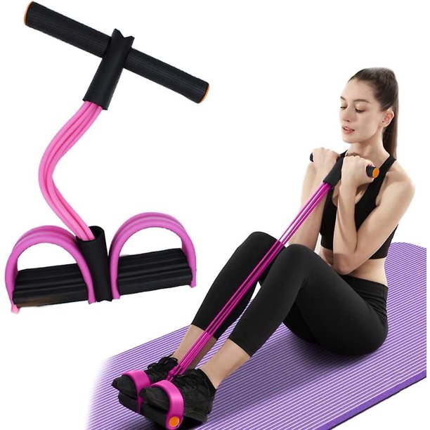 2024, cuerda de tensión multifunción, banda de resistencia elástica para pedal de yoga de 6 tubos, cuerda de tensión de látex natural