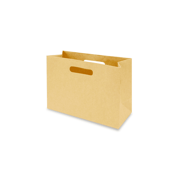 Bolsa de papel kraft (120 piezas) Caltom Boutique chica troquelada