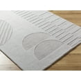 thumbnail image 3 of Hauteloom Tohfa Wool Living Room, Bedroom Area Rug - Contemporary - Silver Gray, Sage - 5' x 7'6", 3 of 7