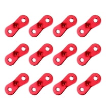 Raindrops 12Pcs Red Aluminium Alloy Awning Clips for RV Canopy Fastener
