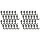 thumbnail image 1 of 48 para Tablero Perforado en Forma de J, Gancho para Tablero Perforado, Accesorios Organizadores de Herramientas, Negro, 1 of 3