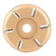 thumbnail image 1 of Disco de tallado de madera dorado de 6T, cuchilla de grabado, fresa para carpintería, para amoladora angular, 1 of 12