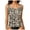 Khaki, variant on Tankini Tops for Women Swimwear Top Only Tummy Control Bathing Suit Top No Bottom Modest Swim Top (Khaki, 2XL)