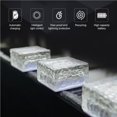 thumbnail image 4 of Cubo De Hielo Solar Luz De Vida Cubo De Hielo A Prueba De Agua Luz De Piso Sin Cableado Luz Solar Cuadrada Subterránea Led Con 6 Cuentas Led Para Jardín De Patio Inevent HA019626-00, 4 of 7
