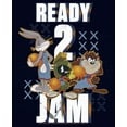 thumbnail image 2 of Women's Space Jam: A New Legacy Ready 2 Jam  Graphic Tee Navy Blue Medium, 2 of 5