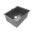 thumbnail image 6 of Sinber 23" x 18" x 9" Undermount Single Bowl Kitchen Sink with 18 Gauge 304 Stainless Steel Black Finish HU2318S-9-B (Sink Only), 6 of 15