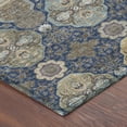thumbnail image 3 of Addison Rugs Chantille Indoor/Outdoor Traditional Global Navy Machine Washable Rectangle Rug, 8' x 10', 3 of 8