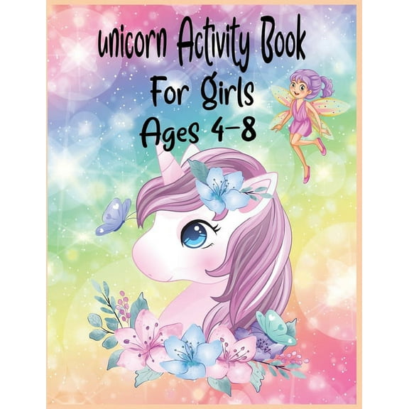 Unicorn Activity Book For Girls Ages 4-8 (Paperback)
