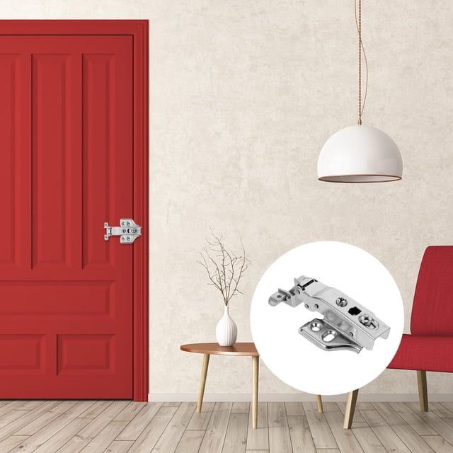 OULII 4 Sets Kitchen Door Hinge Stainless Steel with Smooth Opening and Closing