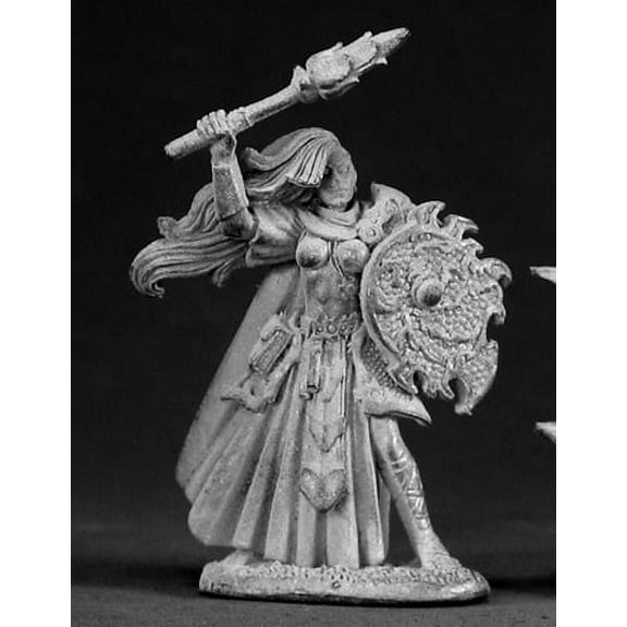 Reaper Miniatures Sister Kendra, Cleric #02999 Dark Heaven Unpainted Metal
